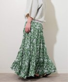 【ジャーナルスタンダード レリューム/JOURNAL STANDARD relume】の《追加》コットンボイルクリンクルティアードフラワー グリーン|ID: prp329100004530898 ipo3291000000032605684