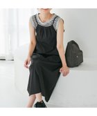 【アーバンリサーチ ドアーズ/URBAN RESEARCH DOORS】の『仁村紗和さん着用』『UR TECH』サマシェアバックドロストキャミワンピース BLACK|ID: prp329100004530913 ipo3291000000033612265