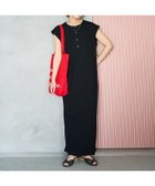【フリークスストア/FREAK'S STORE】のヘンリー ボタン フレンチ スリーブ ワンピース【限定展開】 25SS ブラック|ID:prp329100004530916
