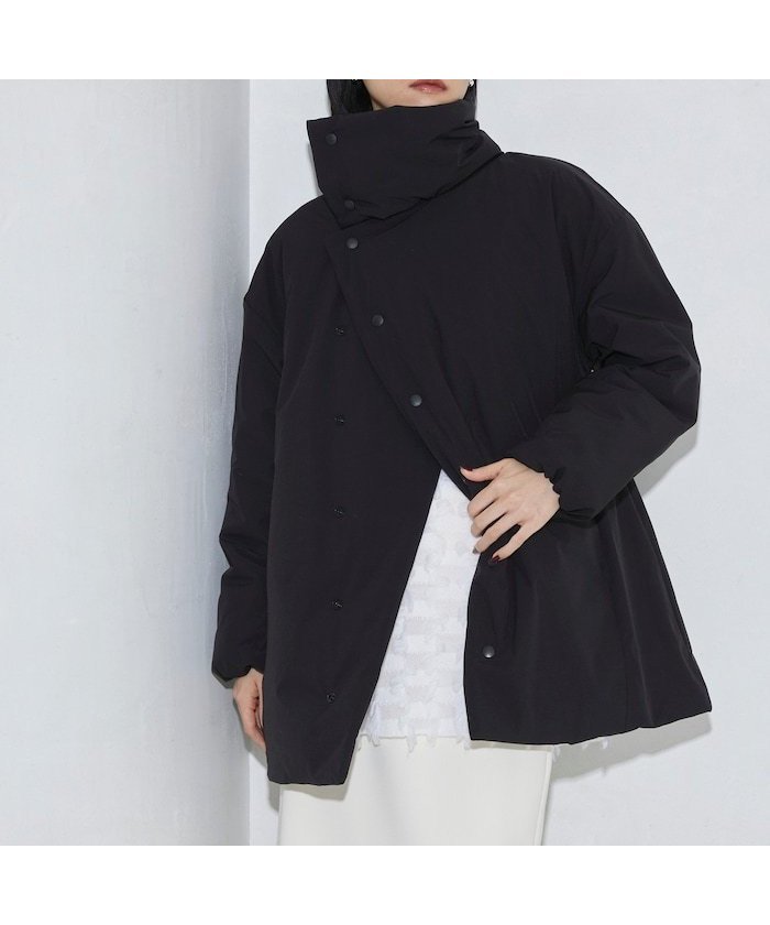 【フリークスストア/FREAK'S STORE】のLOHASY THERMOミドルコート 24AW インテリア・キッズ・メンズ・レディースファッション・服の通販 founy(ファニー) 　ファッション　Fashion　レディースファッション　WOMEN　アウター　Coat Outerwear　コート　Coats　2024年　2024　2024-2025秋冬・A/W　Aw/Autumn/Winter/Fw/Fall/2024-2025　冬　Winter　スタンド　Stand　ドローコード　Draw Cord　ビッグ　Big　ミドル　Middle　A/W・秋冬　Aw・Autumn/Winter・Fw・Fall-Winter　ブラック|ID: prp329100004530935 ipo3291000000032031480