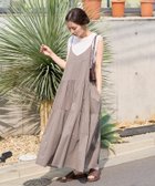 【フリークスストア/FREAK'S STORE】のインド ティアード 切り替え キャミワンピース【限定展開】 25SS モカ|ID: prp329100004530946 ipo3291000000032394326