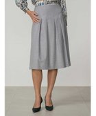 【アクアスキュータム/Aquascutum】のルセッタツイル タックスカート 人気、トレンドファッション・服の通販 founy(ファニー) ファッション Fashion レディースファッション WOMEN スカート Skirt おすすめ Recommend サテン Satin ツイル Twill ドレープ Drape ミモレ Mimore エレガント 上品 Elegant thumbnail グレー|ID: prp329100004530964 ipo3291000000032031609