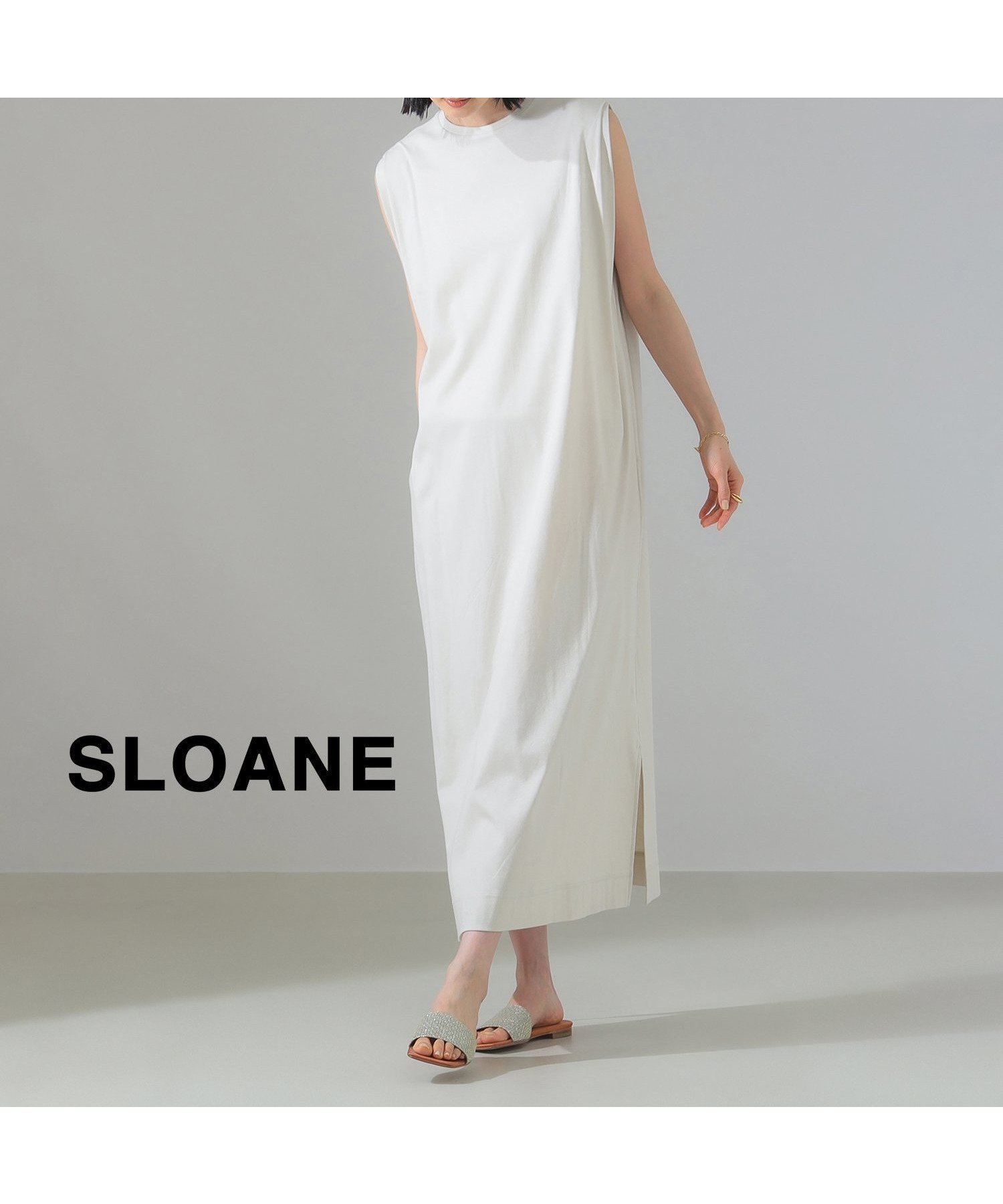【デミルクス ビームス/Demi-Luxe BEAMS】の【7/11 9 59までポイント10倍】【別注】SLOANE / タックショルダー ワンピース 25SS 手洗い可 インテリア・キッズ・メンズ・レディースファッション・服の通販 founy(ファニー) 　ファッション　Fashion　レディースファッション　Fashion for Women　ワンピース　Dresses　インド　Indian Textile　エレガント 上品　Elegant　シューズ　Shoes, Footwear　ショルダー　Shoulder, Shoulder Strap　シルケット　Silket, Silky Cotton　ジャケット　Jacket, Outerwear　ストレッチ　Stretch, Stretchy Fabric　ストレート　Straight, Straight Cut　スリット　Slit, Slit Detail　ドレープ　Drape, Draping Fabric　ノースリーブ　Sleeveless, No-Sleeve　フラット　Flat, Flat Shoes　別注　Limited Edition, Custom Order　リラックス　Relax, Relaxed Fit　おすすめ　Recommended / Our Picks　2025年　2025　2025春夏・S/S　Spring/Summer 2025 SS25　LIGHT.GREY|ID: prp329100004530970 ipo3291000000032751235