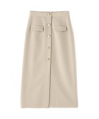 【プロポーション ボディドレッシング/PROPORTION BODY DRESSING】のフロント釦フラップタイトスカート カーキ|ID: prp329100004530979 ipo3291000000032379799