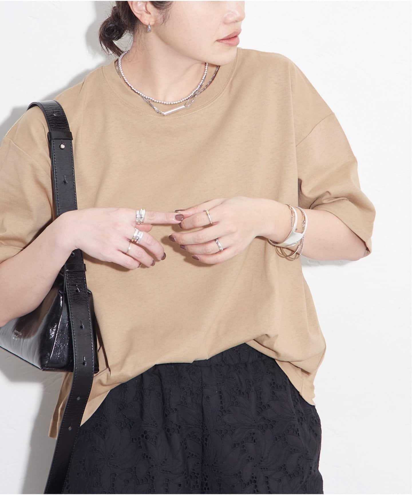 【ジャーナルスタンダード/JOURNAL STANDARD】の《追加2》汗ジミ防止天竺ビッグT インテリア・キッズ・メンズ・レディースファッション・服の通販 founy(ファニー) 　ファッション　Fashion　レディースファッション　WOMEN　2025年　2025　2025春夏・S/S　Ss,Spring/Summer,2025　ビッグ　Big　ベージュ|ID: prp329100004530987 ipo3291000000032267537
