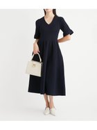 【セルフォード/CELFORD】のVネックホールガーメントワンピース 人気、トレンドファッション・服の通販 founy(ファニー) ファッション Fashion レディースファッション Fashion for Women ワンピース Dresses アクセサリー Fashion Accessories ジャケット Jacket, Outerwear スリーブ Sleeve, Long Sleeve / Short Sleeve デコルテ Décolleté, Neckline フィット Fit, Slim Fit フェミニン Feminine, Girly フレア Flare, Flared 半袖 Short Sleeve, Half Sleeve thumbnail NVY[089]|ID: prp329100004530991 ipo3291000000033065398