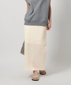 【ビューティ&ユース ユナイテッドアローズ/BEAUTY&YOUTH / UNITED ARROWS】のラッセル ウェーブ タイトスカート OFF WHITE|ID: prp329100004530992 ipo3291000000032379920