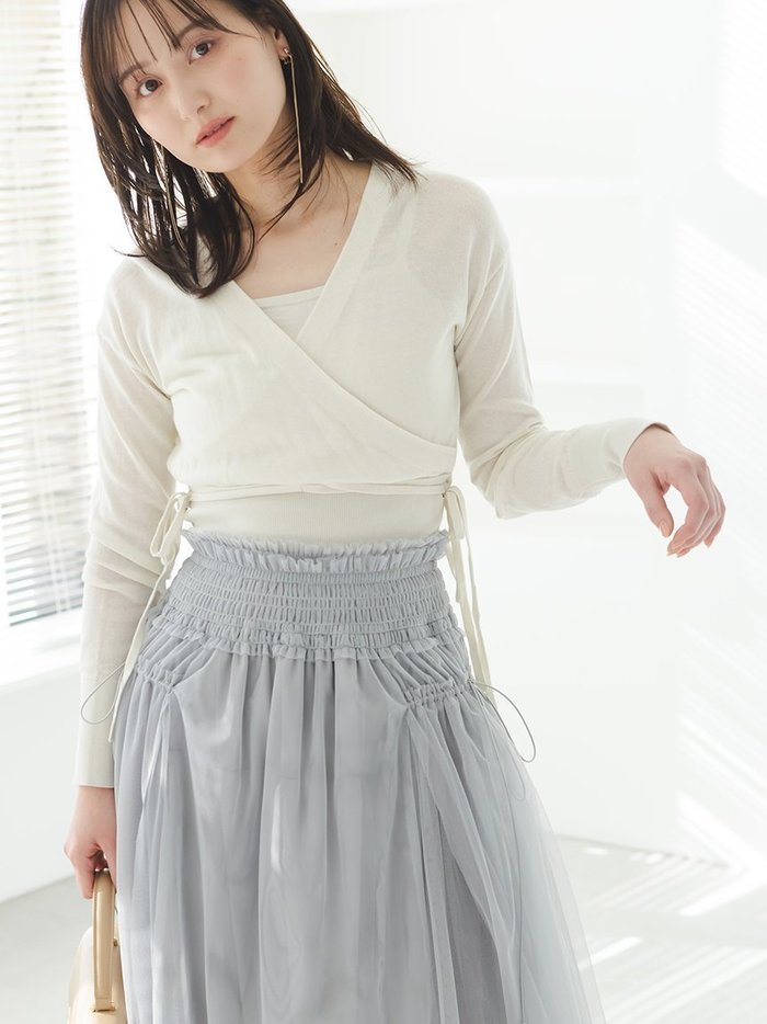 【スナイデル/SNIDEL】の【Chacott】Sustainableカシュクールプルオーバー インテリア・キッズ・メンズ・レディースファッション・服の通販 founy(ファニー) https://founy.com/ ファッション Fashion レディースファッション WOMEN トップス・カットソー Tops/Tshirt プルオーバー Pullover おすすめ Recommend ウェーブ Wave キャミソール Camisole クロップド Cropped スポーティ Sporty ドッキング Docking バレエ Ballet パステル Pastel ベーシック Basic リボン Ribbon ワンポイント One Point 春 Spring |ID: prp329100004530993 ipo3291000000032031726