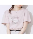 【クチュール ブローチ/Couture Brooch】の【接触冷感・UVカット】パフュームプリントTシャツ ライトピンク|ID: prp329100004530998 ipo3291000000032281868