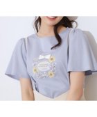 【クチュール ブローチ/Couture Brooch】の【接触冷感・UVカット】パフュームプリントTシャツ サックスブルー|ID: prp329100004530998 ipo3291000000032281869