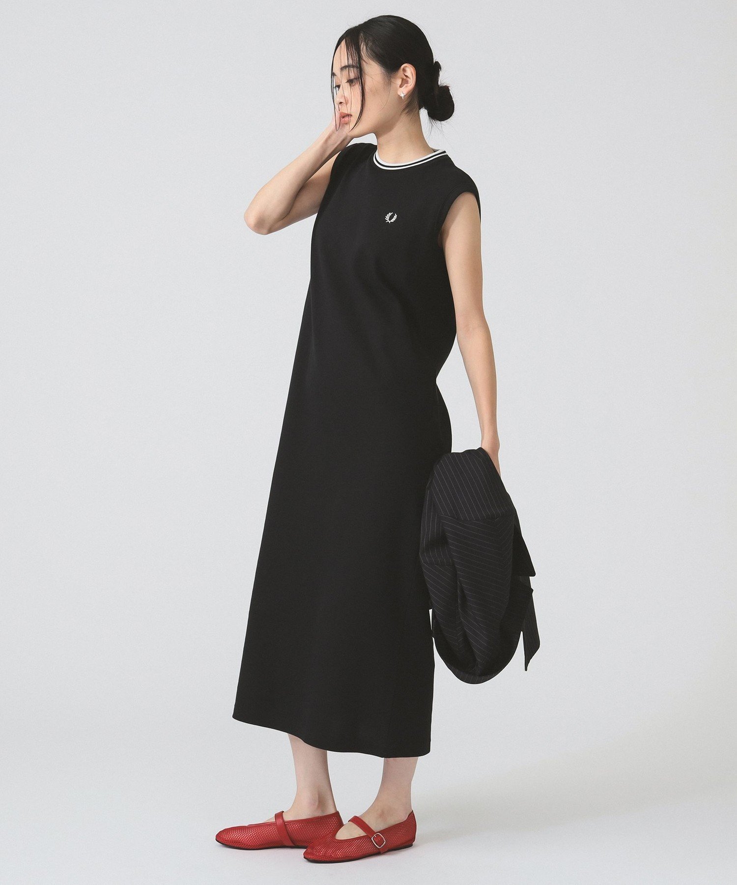 【ビームス ウイメン/BEAMS】の【5/16 9 59までポイント10倍】【別注】FRED PERRY / TIPPED PIQUE DRESS フレッドペリー ピケドレス ワンピース スポーツミックス インテリア・キッズ・メンズ・レディースファッション・服の通販 founy(ファニー) 　ファッション　Fashion　レディースファッション　WOMEN　ワンピース　Dress　ドレス　Party Dresses　スポーツウェア　Sportswear　スポーツ ワンピース　Sports One Piece　インナー　Inner　くるぶし　Ankle　鹿の子　Pique　シンプル　Simple　スポーツ　Sports　タンク　Tank　ダブル　Double　ドレス　Dress　長袖　Long Sleeve　フィット　Fit　フェイス　Face　別注　Special Order　半袖　Short Sleeve　ミックス　Mix　レギュラー　Regular　レース　Race　おすすめ　Recommend　BLACK|ID: prp329100004530999 ipo3291000000032031752