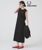 【ビームス ウイメン/BEAMS】の【別注】FRED PERRY / TIPPED PIQUE DRESS フレッドペリー ピケドレス ワンピース スポーツミックス BLACK|ID: prp329100004530999 ipo3291000000032404313