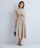 【その他のブランド/Other】のsize SHORTあり ベルト フレア ワンピース -マシンウォッシャブル・ストレッチ- BEIGE|ID: prp329100004531009 ipo3291000000032031789