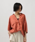 【ベイフロー/BAYFLOW】の簡単ブラウジング 2WAYスタンダード半袖シャツ 人気、トレンドファッション・服の通販 founy(ファニー) ファッション Fashion レディースファッション WOMEN トップス・カットソー Tops/Tshirt シャツ/ブラウス Shirts/Blouses おすすめ Recommend スタンダード Standard フロント Front ブラウジング Browsing ポケット Pocket 半袖 Short Sleeve 羽織 Haori 長袖 Long Sleeve thumbnail テラコッタ45|ID: prp329100004531011 ipo3291000000032215717