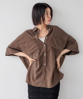 【ベイフロー/BAYFLOW】の簡単ブラウジング 2WAYスタンダード半袖シャツ 人気、トレンドファッション・服の通販 founy(ファニー) ファッション Fashion レディースファッション Fashion for Women トップス・カットソー Cut & Sew Tops シャツ・ブラウス・オフィスカジュアル Elegant Blouses & Button-Ups おすすめ Recommended / Our Picks スタンダード Standard, Basic フロント Front, Front Design ブラウジング Blouson Silhouette, Cinched Waist ポケット Pocket, Pocket Detail 半袖 Short Sleeve, Half Sleeve 羽織 Haori, Light Jacket 長袖 Long Sleeve, Full Sleeve |ID:prp329100004531011