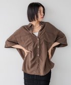 【ベイフロー/BAYFLOW】の簡単ブラウジング 2WAYスタンダード半袖シャツ 人気、トレンドファッション・服の通販 founy(ファニー) ファッション Fashion レディースファッション Fashion for Women トップス・カットソー Cut & Sew Tops シャツ・ブラウス・オフィスカジュアル Elegant Blouses & Button-Ups おすすめ Recommended / Our Picks スタンダード Standard, Basic フロント Front, Front Design ブラウジング Blouson Silhouette, Cinched Waist ポケット Pocket, Pocket Detail 半袖 Short Sleeve, Half Sleeve 羽織 Haori, Light Jacket 長袖 Long Sleeve, Full Sleeve thumbnail NEW!!ダークブラウン58|ID: prp329100004531011 ipo3291000000033110444