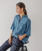 【ベイフロー/BAYFLOW】の簡単ブラウジング 2WAYスタンダード半袖シャツ 人気、トレンドファッション・服の通販 founy(ファニー) ファッション Fashion レディースファッション Fashion for Women トップス・カットソー Cut & Sew Tops シャツ・ブラウス・オフィスカジュアル Elegant Blouses & Button-Ups おすすめ Recommended / Our Picks スタンダード Standard, Basic フロント Front, Front Design ブラウジング Blouson Silhouette, Cinched Waist ポケット Pocket, Pocket Detail 半袖 Short Sleeve, Half Sleeve 羽織 Haori, Light Jacket 長袖 Long Sleeve, Full Sleeve thumbnail ブルー80|ID: prp329100004531011 ipo3291000000033110455