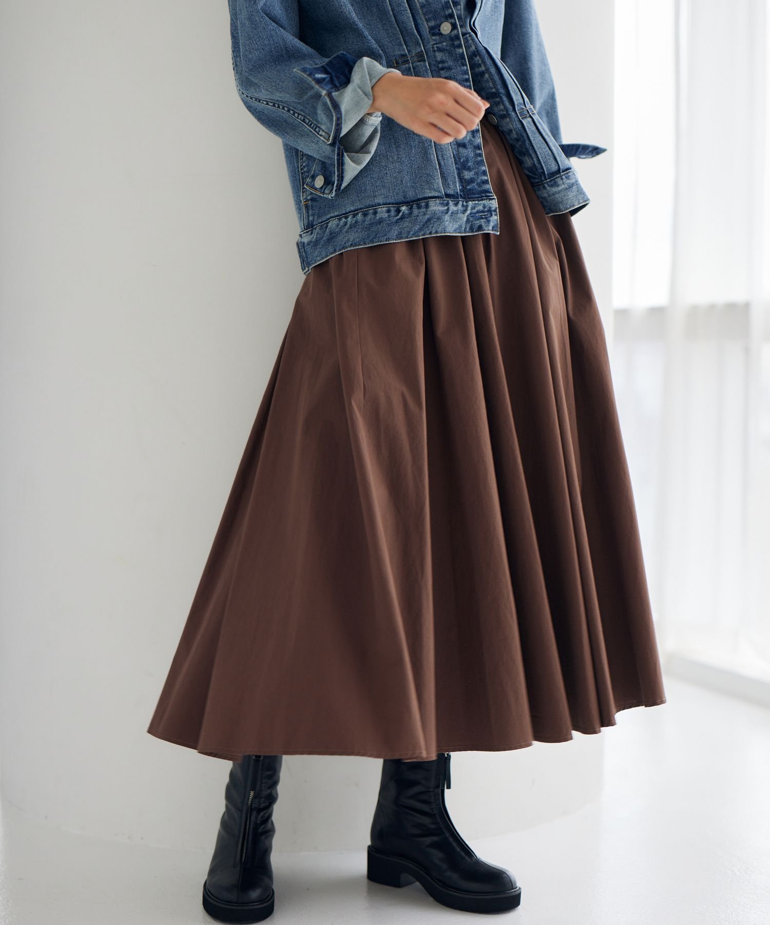 【バンヤードストーム/BARNYARDSTORM】のロングフレアースカート【WEB限定カラー】 人気、トレンドファッション・服の通販 founy(ファニー) 　ファッション　Fashion　レディースファッション　WOMEN　スカート　Skirt　おすすめ　Recommend　ギャザー　Gather　パーカー　Hoodie　モヘア　Mohair　秋　Autumn/Fall　 other-1|ID: prp329100004531015 ipo3291000000032379820