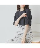【インデックス/INDEX】の《6color/XS-LLsize》タックパフスリーブブラウス【洗濯機洗い可/吸水速乾/防シワ/抗ピル】 チャコールグレー|ID: prp329100004531019 ipo3291000000032161825
