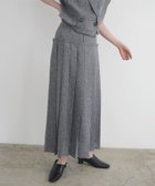 【リアン/Lian】のサマーツイードプリーツスカート 人気、トレンドファッション・服の通販 founy(ファニー) ファッション Fashion レディースファッション Fashion for Women スカート Skirts プリーツスカート / 上品フェミニンスタイル Pleated Skirts サマー Summer, Summer Style ツイード Twill, Twill Weave プリーツ Pleats, Pleated 今季 This Season, Current Season thumbnail ブラック|ID: prp329100004531024 ipo3291000000032724106
