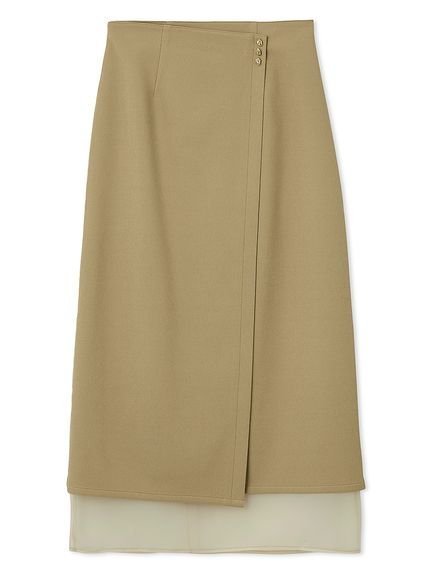 【スナイデル/SNIDEL】のシンプルナロースカート インテリア・キッズ・メンズ・レディースファッション・服の通販 founy(ファニー) 　ファッション　Fashion　レディースファッション　WOMEN　スカート　Skirt　おすすめ　Recommend　エレガント 上品　Elegant　オーガンジー　Organdy　シアー　Sheer　ラップ　Wrap　BEG[037]|ID: prp329100004531028 ipo3291000000032031875