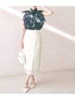 【スナイデル/SNIDEL】のシンプルナロースカート 人気、トレンドファッション・服の通販 founy(ファニー) ファッション Fashion レディースファッション WOMEN スカート Skirt おすすめ Recommend エレガント 上品 Elegant オーガンジー Organdy シアー Sheer ラップ Wrap |ID:prp329100004531028