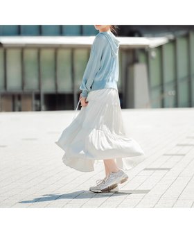 【プロポーション ボディドレッシング/PROPORTION BODY DRESSING】のギャザーティアードスカート 人気、トレンドファッション・服の通販 founy(ファニー) ファッション Fashion レディースファッション Fashion for Women スカート Skirts ティアードスカート Tiered Skirts ギャザー Gathered, Ruffled サテン Satin, Glossy Fabric シンプル Simple, Minimal ティアードスカート Tiered Skirt, Flounced Skirt 人気 Popular, Best Seller 夏 Summer |ID:prp329100004531038