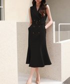 【セゾンドパピヨン/SAISON DE PAPILLON】のノースリーブマーメイドトレンチ風ワンピース 人気、トレンドファッション・服の通販 founy(ファニー) ファッション Fashion レディースファッション WOMEN ワンピース Dress スリット Slit ツイル Twill トレンチ Trench ノースリーブ No Sleeve ハンカチ Handkerchief フロント Front ベスト Vest ポケット Pocket マーメイド Mermaid thumbnail ブラック|ID: prp329100004531052 ipo3291000000032031977