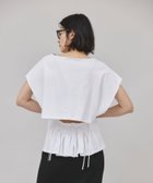 【カレンソロジー/Curensology】のバックシャーリングTシャツ ホワイト02|ID: prp329100004531063 ipo3291000000032032023