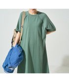 【フリークスストア/FREAK'S STORE】のピグメント加工ワッフル切替半袖ワンピース【限定展開】 25SS グリーン|ID: prp329100004531067 ipo3291000000032317148