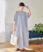【フリークスストア/FREAK'S STORE】のピグメント加工ワッフル切替半袖ワンピース【限定展開】 25SS ブルー|ID: prp329100004531067 ipo3291000000032317150