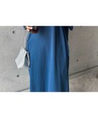 【その他のブランド/Other】の配色ステッチ オーバーサイズ 半袖 Tシャツ ワンピース ブルー|ID: prp329100004531072 ipo3291000000032199244