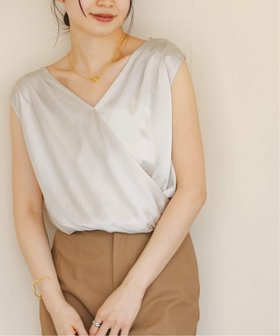 【ノーブル / スピック&スパン/NOBLE / Spick & Span】の《追加》【洗える】ミューズサテンギャザーボリュームブラウス 人気、トレンドファッション・服の通販 founy(ファニー) ファッション Fashion レディースファッション Fashion for Women トップス・カットソー Cut & Sew Tops シャツ・ブラウス・オフィスカジュアル Elegant Blouses & Button-Ups 再入荷 Restock / Back in Stock 洗える Machine Washable |ID:prp329100004531075