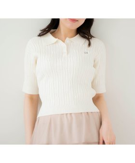 【ノエラ/Noela】のケーブルポロニット 人気、トレンドファッション・服の通販 founy(ファニー) ファッション Fashion レディースファッション WOMEN トップス・カットソー Tops/Tshirt ニット Knit Tops おすすめ Recommend コンパクト Compact スリーブ Sleeve デニム Denim トレンド Trend ポケット Pocket レース Race 切替 Switching |ID:prp329100004531093