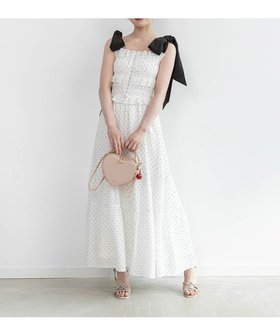 【ランダ/RANDA】のショルダーリボンワンピース 人気、トレンドファッション・服の通販 founy(ファニー) ファッション Fashion レディースファッション Fashion for Women ワンピース Dresses インナー Innerwear エレガント 上品 Elegant シャーリング Shirring, Ruched ショルダー Shoulder, Shoulder Strap ジャケット Jacket, Outerwear バランス Balance, Style Balance フィット Fit, Slim Fit フリル Frill, Ruffle フレア Flare, Flared リボン Ribbon, Bow |ID:prp329100004531102