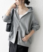 【シップス フォー ウィメン/SHIPS】の《追加 》SHIPS any 洗濯機可能 USAコットン 裏起毛 ジップ スウェット パーカー 人気、トレンドファッション・服の通販 founy(ファニー) ファッション Fashion レディースファッション Fashion for Women トップス・カットソー Cut & Sew Tops レディースパーカー・カジュアルフーディー Casual Hoodies & Sweatshirts スウェット・クルーネックトップス Sweatshirts & Crewnecks / Relaxed Fit Sweat Tops 洗える Machine Washable ギャザー Gathered, Ruffled シンプル Simple, Minimal ジップ Zip, Zipper ジャケット Jacket, Outerwear スウェット / スエット Sweatshirt, Sweatwear パーカー Hoodie, Parka おすすめ Recommended / Our Picks 2025年 2025 2025-2026秋冬・A/W Autumn/Winter 2025–26 AW25–26 thumbnail ライトグレー|ID: prp329100004531110 ipo3291000000033391954