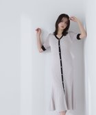 【ナチュラル ビューティー ベーシック/NATURAL BEAUTY BASIC】のシアースリーブバイカラーニットワンピース ベージュ×クロ2|ID: prp329100004531112 ipo3291000000032749605
