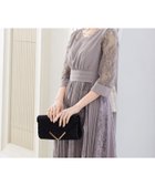 【その他のブランド/Other】のプリーツ*レース 7分袖パーティードレス 結婚式ワンピース グレージュ|ID: prp329100004531113 ipo3291000000032032236