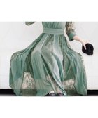 【その他のブランド/Other】のプリーツ*レース 7分袖パーティードレス 結婚式ワンピース ライトカーキ|ID: prp329100004531113 ipo3291000000032032238