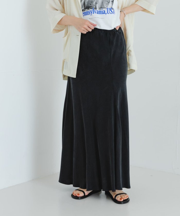 【アーバンリサーチ/URBAN RESEARCH】の『MADE IN JAPAN』キュプラフィブリルロングスカート インテリア・キッズ・メンズ・レディースファッション・服の通販 founy(ファニー) https://founy.com/ ファッション Fashion レディースファッション Ladies' Fashion Online スカート Skirt ロングスカート Long Skirt 2025年 2025 2025春夏・S/S Ss,Spring/Summer,2025 キュプラ Cupra バイアス Bias フレア Flare 夏 Summer 定番 Standard 日本製 Made In Japan S/S・春夏 Ss・Spring/Summer |ID: prp329100004531118 ipo3291000000032684222