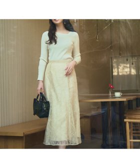 【ナチュラル ビューティー ベーシック/NATURAL BEAUTY BASIC】のラッセルレースマーメイドスカート 人気、トレンドファッション・服の通販 founy(ファニー) ファッション Fashion レディースファッション WOMEN スカート Skirt マーメイド Mermaid レース Race エレガント 上品 Elegant |ID:prp329100004531126