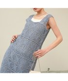 【バブ ブージュルード/Bab Bou Jeloud】の【XS~M 低身長向けサイズあり】クロシェロングワンピース 人気、トレンドファッション・服の通販 founy(ファニー) ファッション Fashion レディースファッション WOMEN ワンピース Dress thumbnail BLUE|ID: prp329100004531132 ipo3291000000032032329