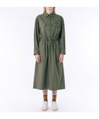 【ラコステ/LACOSTE】の撥水 ウエストドロスト ミリタリーフラップポケットシャツドレス / ロングシャツワンピース 人気、トレンドファッション・服の通販 founy(ファニー) ファッション Fashion レディースファッション WOMEN ワンピース Dress ドレス Party Dresses シャツワンピース Shirt Dresses エレガント 上品 Elegant タイプライター Typewriter ドレス Dress ドローストリング Drawstring フラップ Flap ブラウジング Browsing ポケット Pocket マニッシュ Mannish リラックス Relax ワーク Work thumbnail カーキ|ID: prp329100004531156 ipo3291000000032032427
