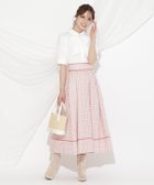 【ウィルセレクション/WILLSELECTION】のパイピングデザインタックスカート 赤系チェック|ID: prp329100004531157 ipo3291000000032394580