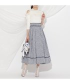【ウィルセレクション/WILLSELECTION】のパイピングデザインタックスカート 紺系チェック|ID: prp329100004531157 ipo3291000000032394581