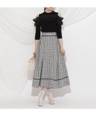 【ウィルセレクション/WILLSELECTION】のパイピングデザインタックスカート 黒系チェック|ID: prp329100004531157 ipo3291000000032394582