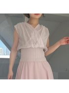 【フレイ アイディー/FRAY I.D】のカシュクールウエストリブニット PNK[066]|ID: prp329100004531165 ipo3291000000032032467