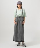 【ベイフロー/BAYFLOW】の動きやすく軽い着心地 ストレッチデニムジャンパースカート ブラック19|ID: prp329100004531167 ipo3291000000032690552