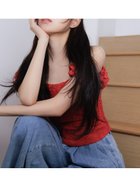 【スナイデル/SNIDEL】のデザインパフスリーブブラウス RED[046]|ID: prp329100004531168 ipo3291000000032032479