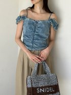 【スナイデル/SNIDEL】のデザインパフスリーブブラウス BLU[086]|ID: prp329100004531168 ipo3291000000032032480
